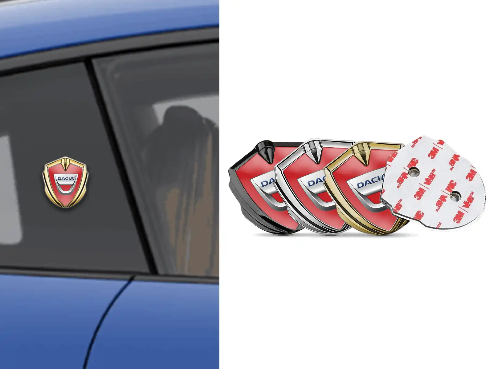 Dacia Metall Kuppel Emblem Tuning Design Glänzend Max
